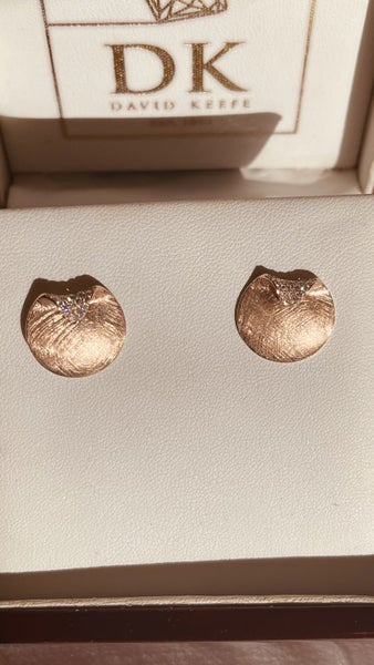 Diamond & 14 Carat Rose Gold Cufflinks62959509207042113