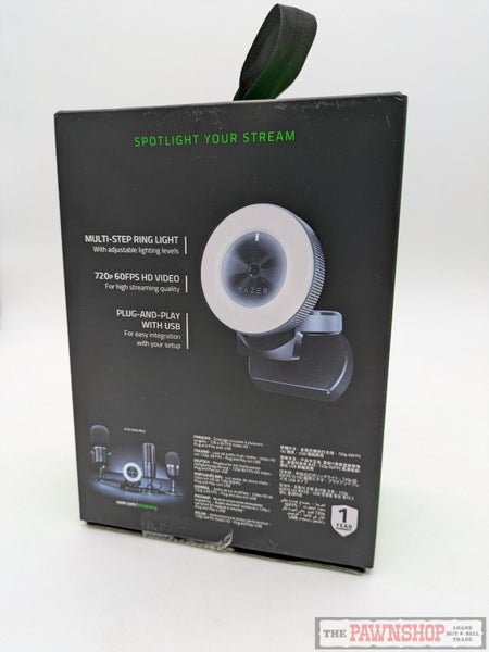 Razer Kiyo Webcam with Ring Light 720P 60fps Streaming Camera in Box Carousel 6