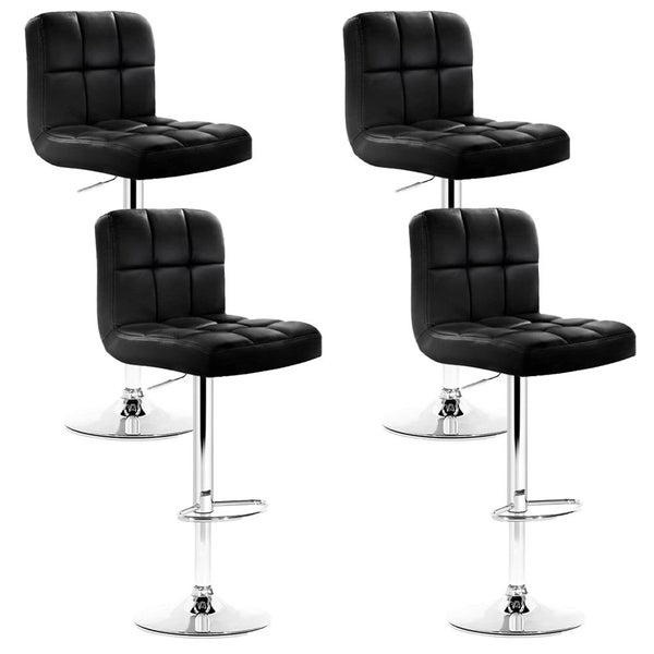 Artiss Bar Stools Black Leather Gas Lift Furniture For Home And Garden Carousel 1