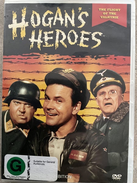 HOGANS HEROES FLIGHT OF THE VALKYRIE DVD ( 4 episodes ) Running time 98 mins63001658512771115