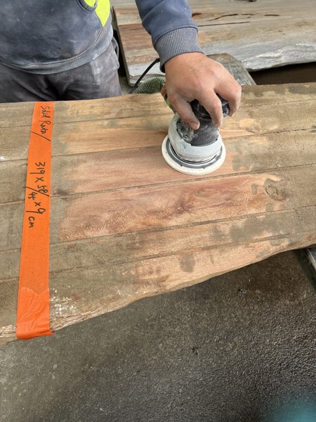 Beautiful Rata Timber Slab – Rare NZ Native Hardwood (2.75m)62997825117443114