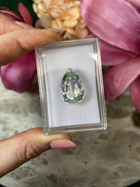 $1 RES ~ $2500 Buy Now * 34.35ct Mint Green Topaz Carousel 8