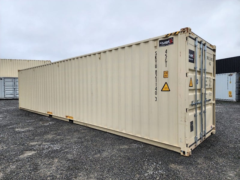 40ft High Cube Beige shipping container - (Cromwell) Carousel 1