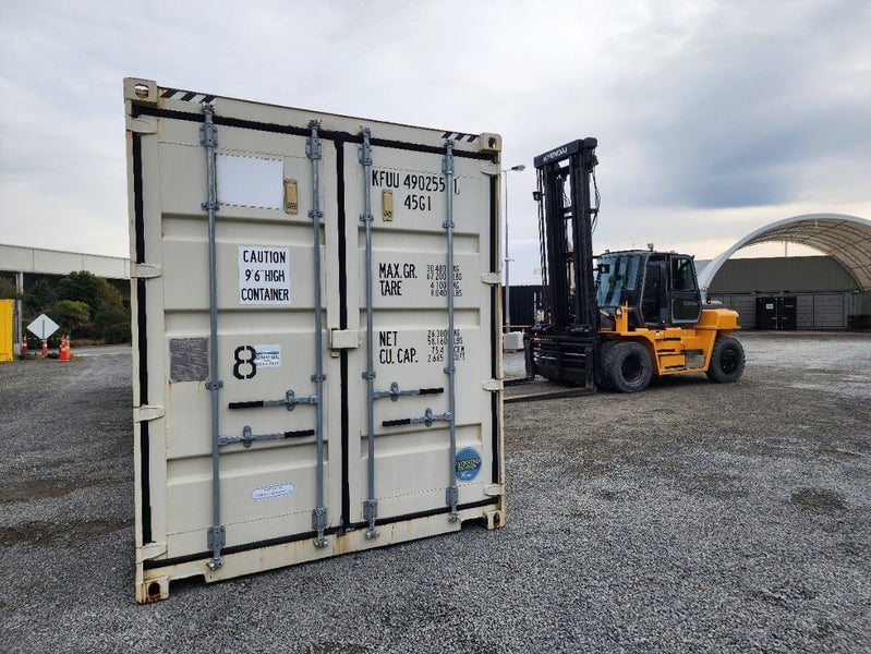 40ft High Cube Double door Beige shipping container - (Cromwell) Carousel 2