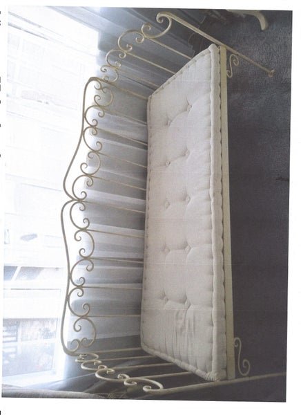 Vintage (Authentic)French Country Wrought Iron Day Bed Carousel 2