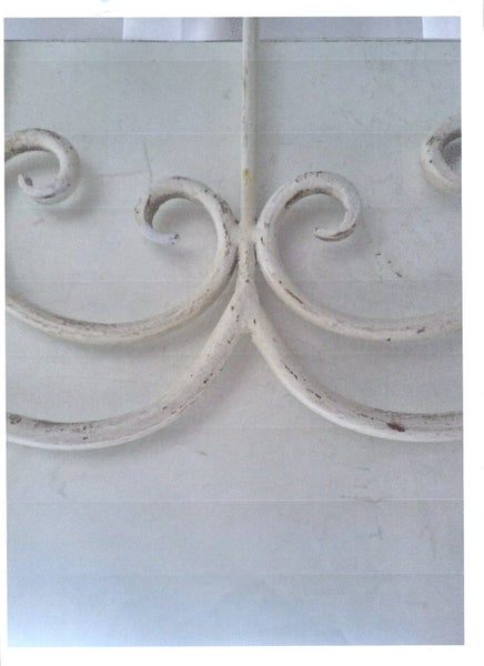 Vintage (Authentic)French Country Wrought Iron Day Bed Carousel 6