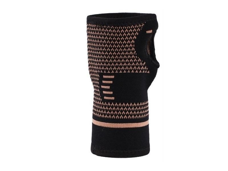 Copper Gym Wrist Support Professional Sports Wristband Safety Compression Carousel 1