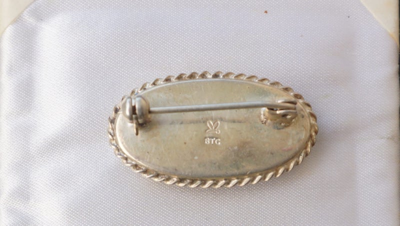 1950's Vintage Ataahua Silver Brooch - Paua Shell & New Zealand Silver Carousel 2
