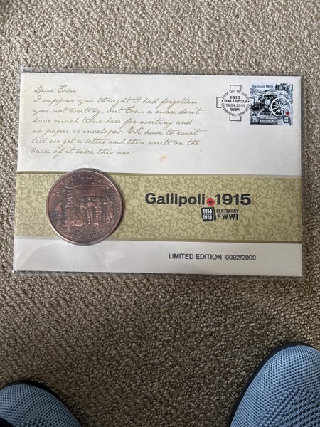 Gallipli first day cover Carousel 1