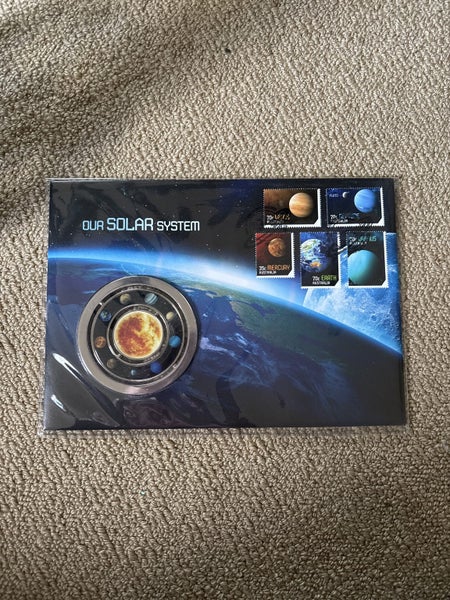First day cover our Solar System Carousel 1