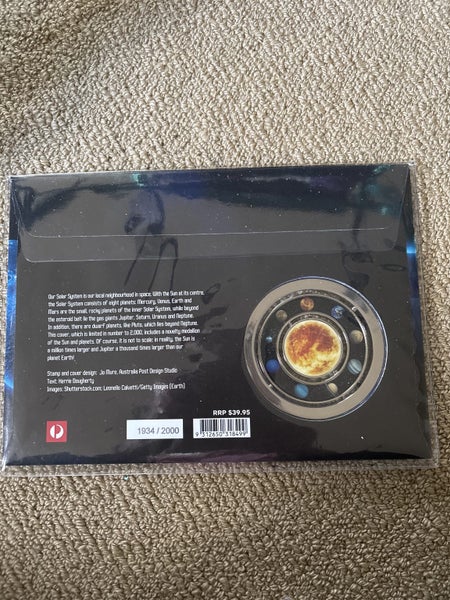 First day cover our Solar System Carousel 2