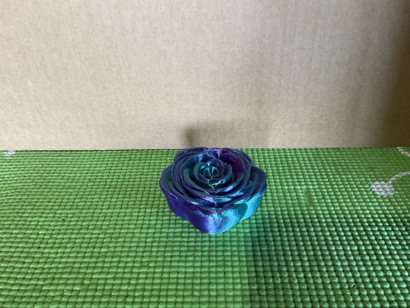 3d Printed Rose Flower Fidget Carousel 1