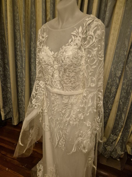 70s Style Boho Wedding Dress62929689436545114