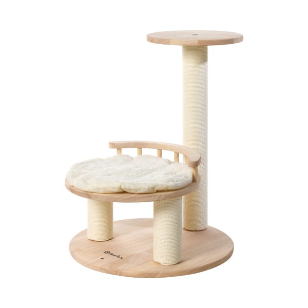 Charlie's Stellar 1 Oak Wood Scandi Cat Tree 64cm Carousel 2