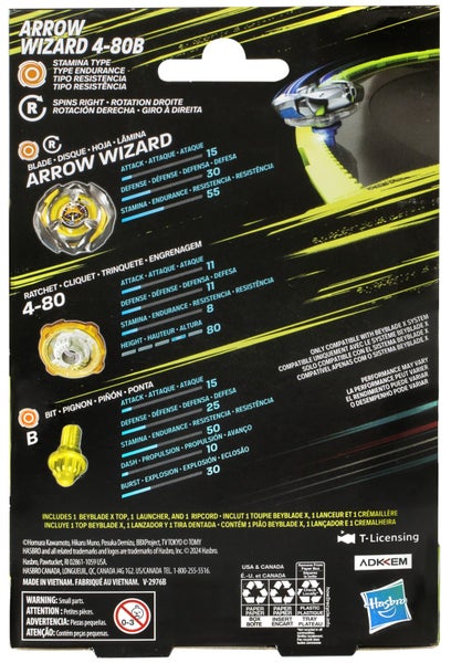 Beyblade X: Starter Pack - Arrow Wizard 4-80B Carousel 5