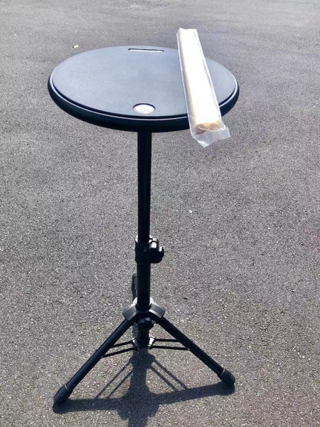 12 inch High grade practice drum pad with sticks and stand Carousel 1