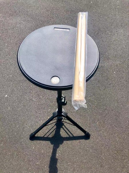 12 inch High grade practice drum pad with sticks and stand Carousel 2
