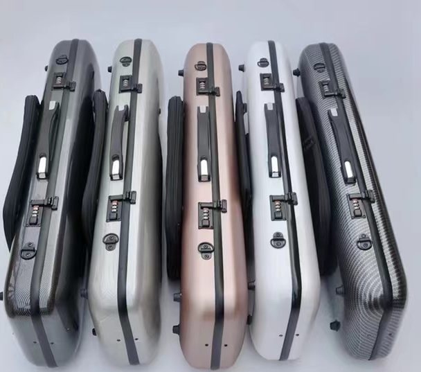 Brand New Carbon Fiber 4/4 Violin Hard Case Carousel 1