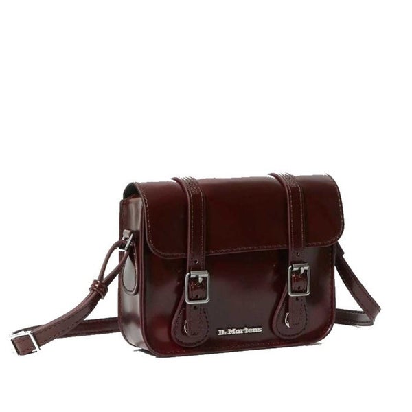 Dr Martens 7 Inch Satchel Vegan Cherry Red Oxford Brush Carousel 1