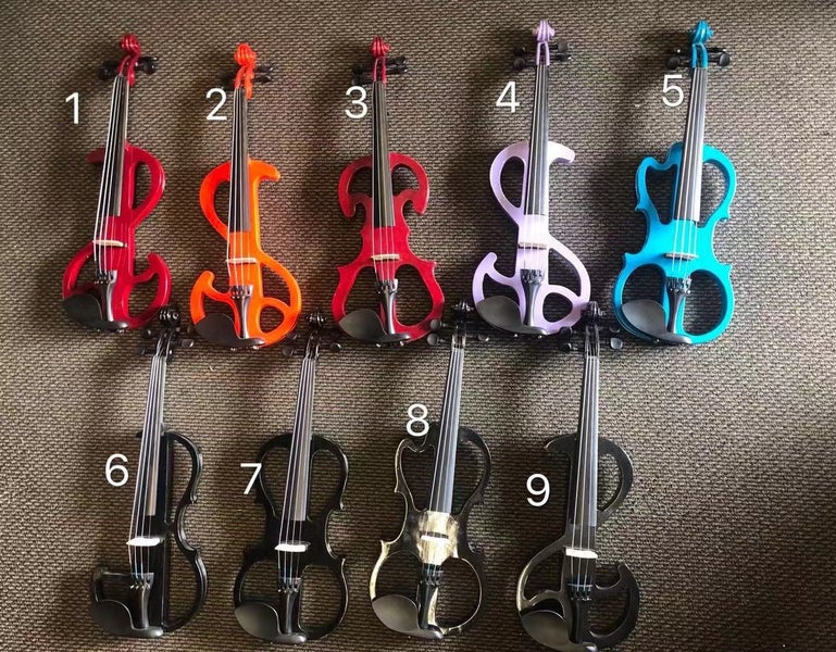 Electric Violin Package with Hard case,Earphone... Carousel 2