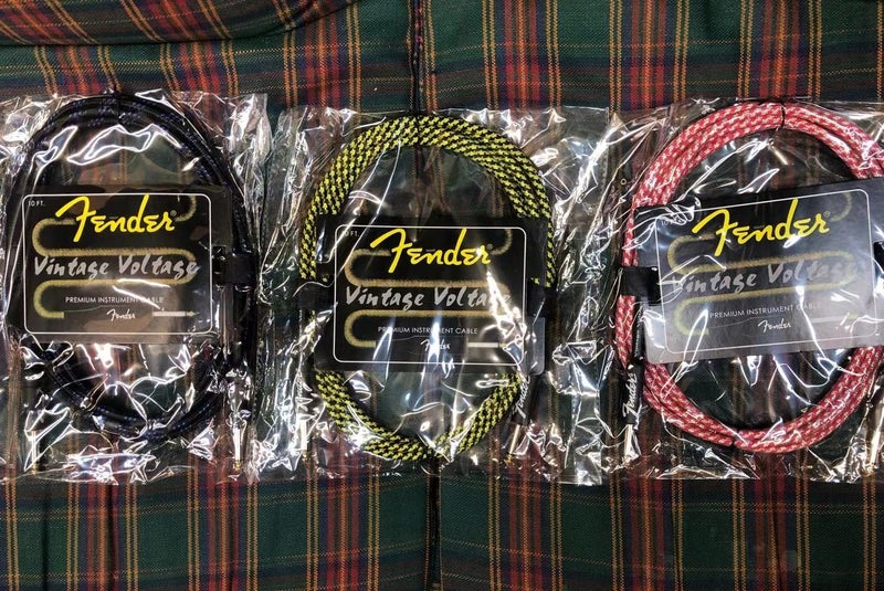 Life Warranty **New** 3M Fender Guitar Cable California Instrument Lead Carousel 3