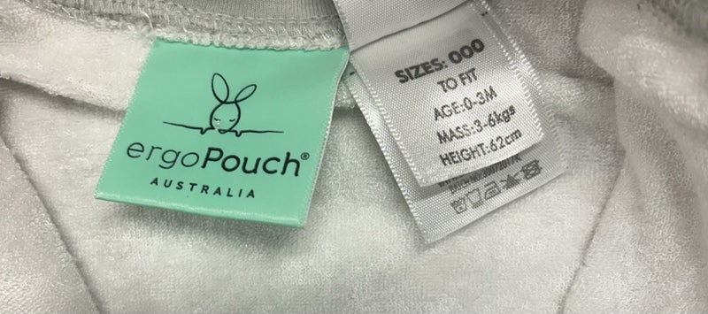 ** ERGO Pouch 2.5 Sleep Bag 0-3 months Like New62937635466114114