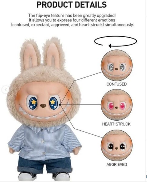 THE MONSTERS Labubu Flip With Me Vinyl Plush Doll(Afterpay) Carousel 4