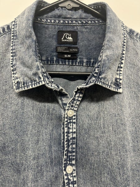 * QUIKSILVER ** Dark Rituals Retro Vintage Mens Shirt Size XL (#108)63614216857345112