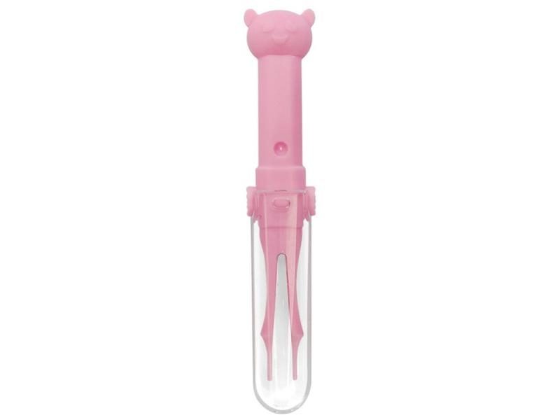 1pc Plastic Baby Booger Snot Tweezer For Nostril Cleaning Carousel 1