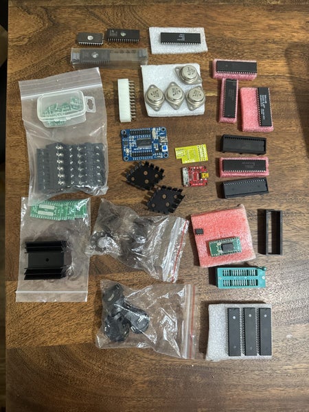 Lot of electronic chips, ICs, components etc Carousel 12