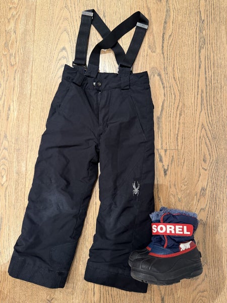 Sorel boots with full set of ski clothing for age 5-6years62931730232961111