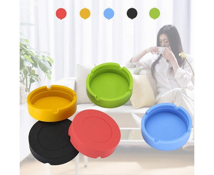 1 Pack Creative Personality High Temperature Resistant Circular Silicone Asht Carousel 7
