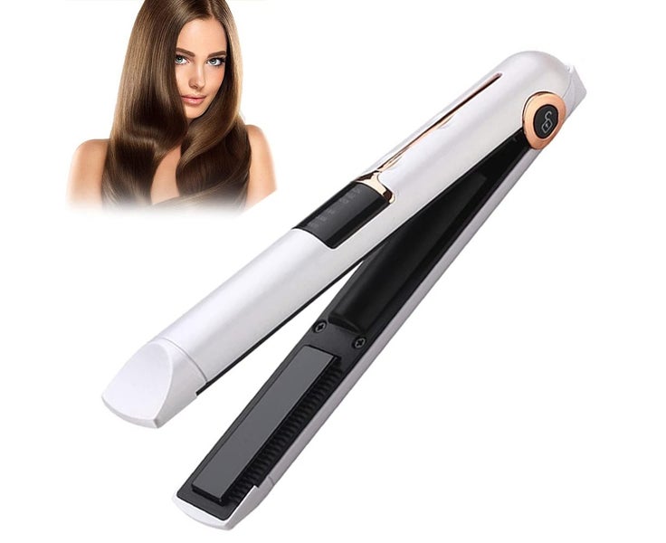 1 pcs Hair Straightener, Flat Iron for Hair Straightening Curling, Rechargeab Carousel 1