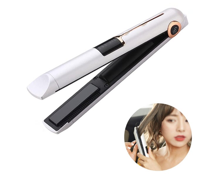 1 pcs Hair Straightener, Flat Iron for Hair Straightening Curling, Rechargeab Carousel 2