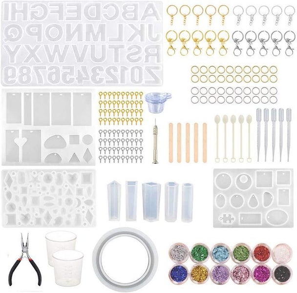 Resin Moulds Silicone Casting Molds Alphabet Letter Numbers Carousel 1