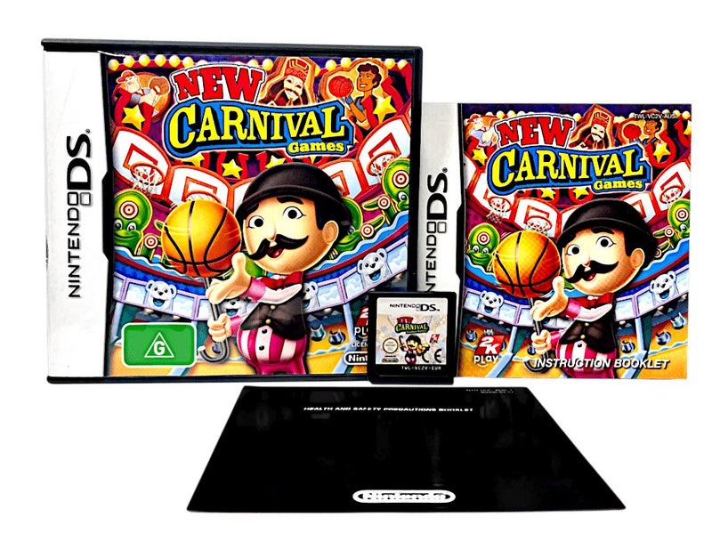 New CARNIVAL GAMES (DS) *MINT COMPLETE* Carousel 1