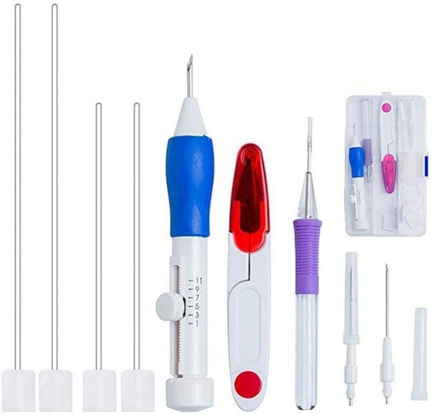 136pcs Embroidery Needle Knitting Sewing Cross Stitching Crochet Kit Carousel 2