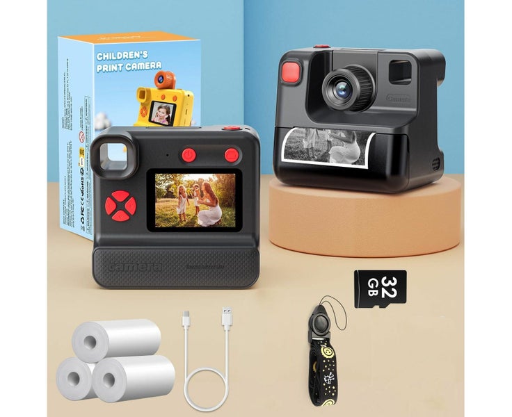 1080P Instant Print Camera for Kids,HD Digital Video Cameras with 3 Rolls Pri Carousel 8