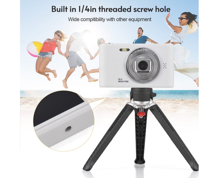1080P Digital Camera Digital Video Camera 50MP Photo Dual Lens 2.4 Inch Scree Carousel 6
