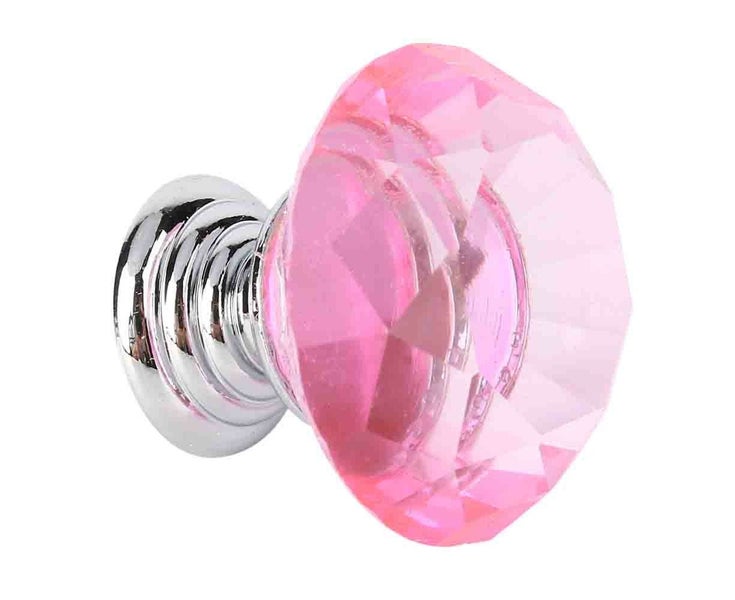 Drawer Cabinet Kitchen 10 Pieces 30Mm Pink Crystal Glass Door Handles Carousel 2