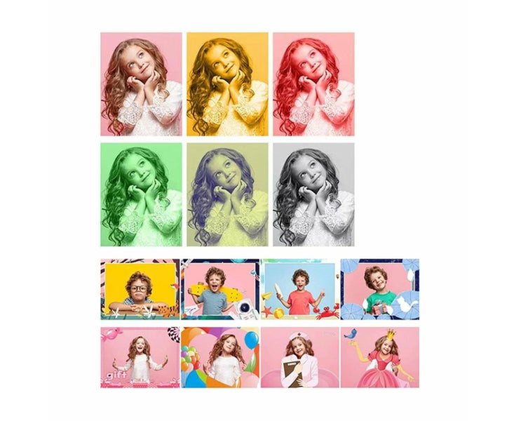 1080P Retro Digital Camera with 32G Memory Card Kids Student Camera Black Carousel 5