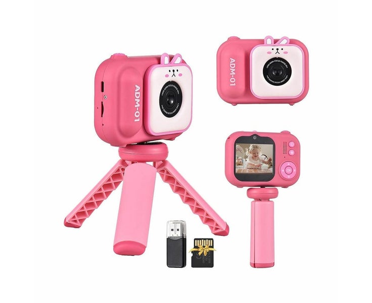 1080P Kids Digital Camera Mini Video Camera for Kids with 32GB Memory Card Carousel 1