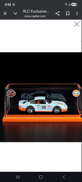 HOT WHEELS RLC 1986 PORSCHE 959 GULF (SEALED)62989793050499111