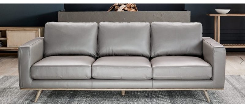 Nick Scali new black 3 seater leather couch62936674222337113