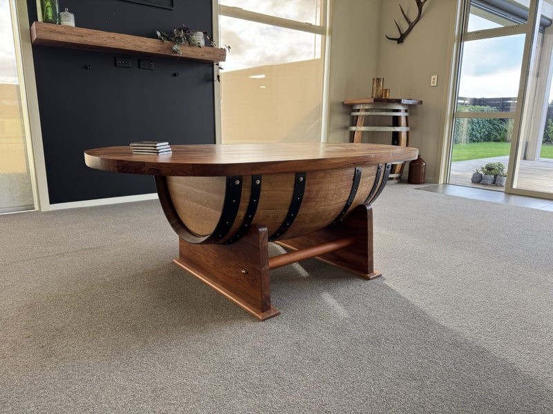 Gorgeous Handmade Wine Barrel Coffee Table62946200912770111