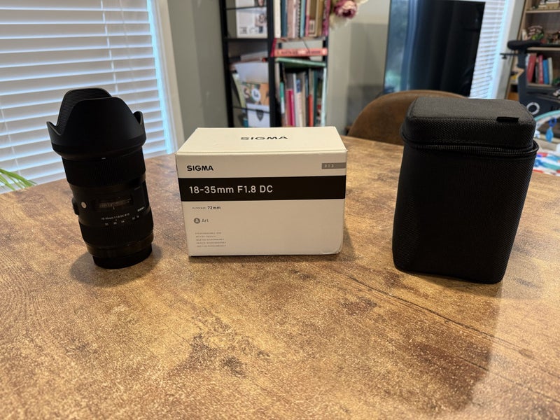 Sigma 18-35 F1.8 DC Art Lens630393288947231123