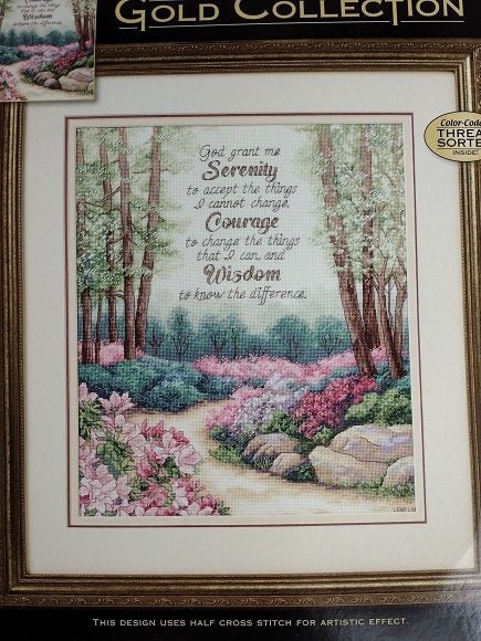 The Serenity Prayer - Cross Stitch Kit Carousel 1