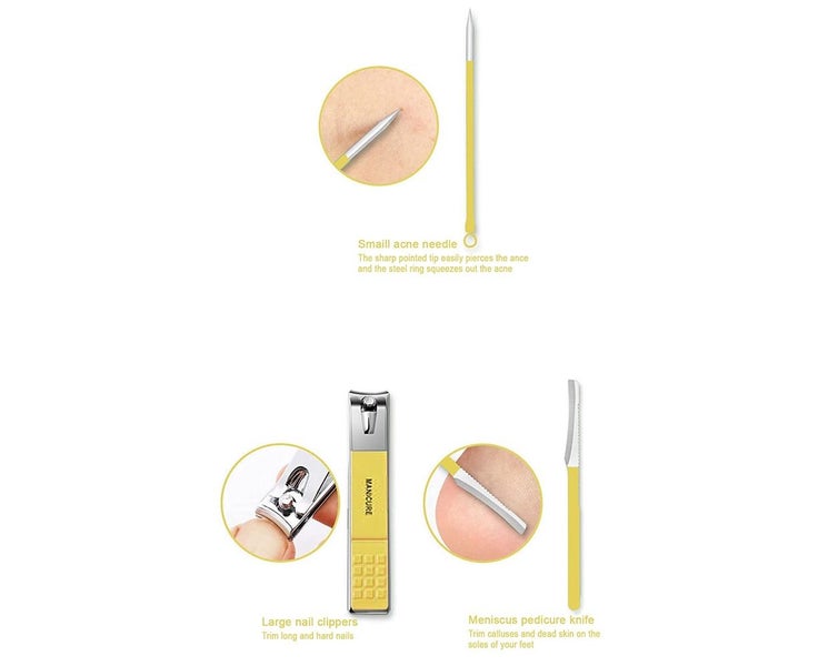 16 pcs Nail KitLÂ¬ Nail Clippers, Foot Spa, Foot Scrubber, Pedicure Kit, Foot B Carousel 5