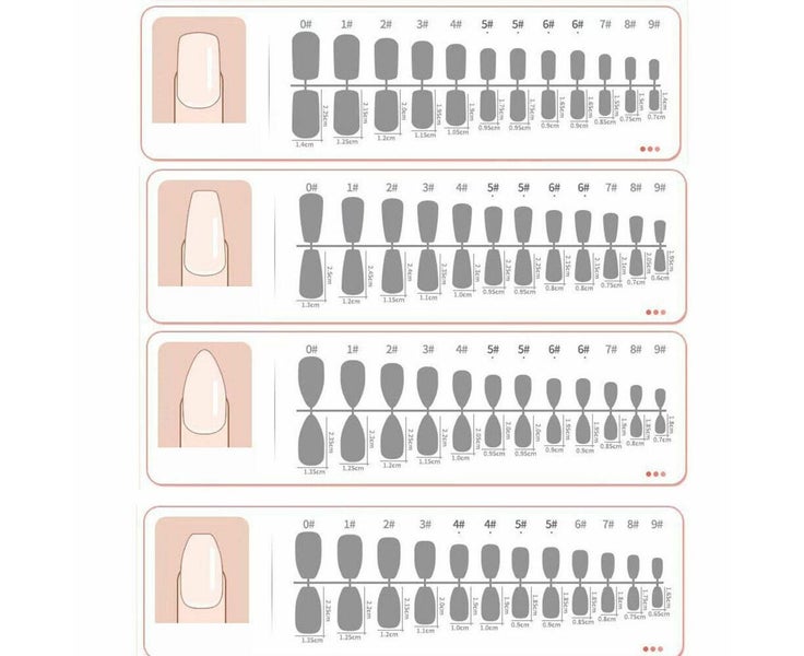 120Pcs Full Cover Press On Nails Nail Extension Almond False Nails French Whi Carousel 2