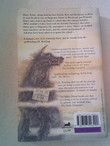 Harry Potter And The Prisoner Of Azkaban First Printing Clays UK62998256085378113